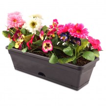 18442 - classic pot with flowers